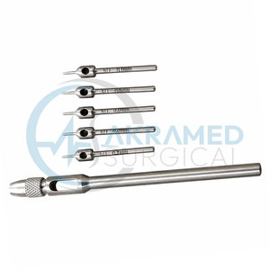 Akramed Surgical 5 Piece Manual FUE Hair Transplant <b>Punch</b> <b>Set</b> Handle Stainless Steel Micro <b>Punches</b> Hair Implant Surgery - Product Image 6