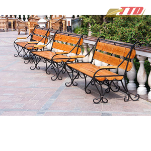 Hot Sale Promotion Kingjoy C18001 128cm Stainless Steel Traditional Modern Eco-Friendly 4-Seater Outdoor Patio <b>Bench</b> Made - Product Image 2