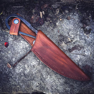 Vente en gros de couteaux utilitaires médiévaux Lady Viking en acier au carbone forgés à la main Lame Damas Application industrielle de haute qualité - Product Image 4