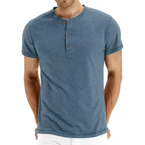 T-shirts unis pour hommes de haute qualité en gros – Blancs, personnalisables, 100 % coton toile 200g, coupe classique, été - Product Image 3