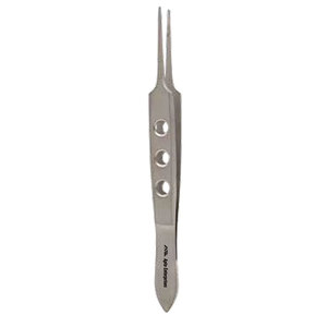 Pinzas para vendaje ocular con punta cruzada serrada de 0.7 mm, 9 cm de longitud, certificación CE, de alta calidad, para uso médico y clínico, manuales - Product Image 5