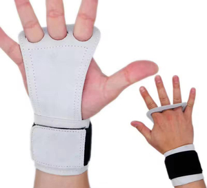 Custom Logo Leather Hand Grips for Crossfit Gymnastics and Fitness Workout Equipment Factory Price - Product Image 5