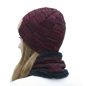 Winter Cap Soft Warm <b>Beanie</b> Wool Blend Wholesale Custom Design Unisex Stripes Knit Cuffed <b>Beanies</b> Outdoor Sports Ear Protection - Product Image 6
