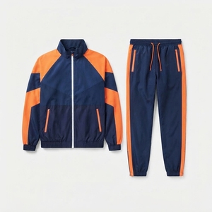 Ensemble de survêtement décontracté pour hommes en microfibre 180 GSM, coupe-vent, deux pièces, pour la course à pied, vente en gros - Product Image 5