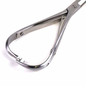 Pince à ciseaux en acier inoxydable personnalisée pour le nettoyage des yeux, type pince à épiler - Product Image 5