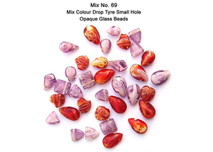 Perles de verre multicolores opaques pour la création de bijoux modernes, fournitures artisanales de qualité supérieure pour bracelets, colliers et boucles d'oreilles - Product Image 2