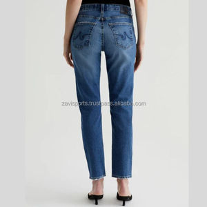 Pantalons en jean taille haute pour femmes, coupe slim, jean skinny taille haute pour femmes, pantalon en denim extensible, vêtements à la mode - Product Image 2