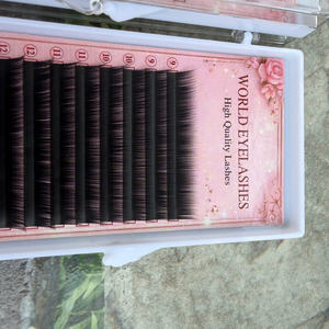 Extensiones de Pestañas Sintéticas Nhu Y Eyelash B C CC D M L LD de Volumen Completo, Longitud de 4-22mm, Grosor de 0.03-0.20mm, Bandejas de Pestañas Individuales en Abanico - Product Image 2