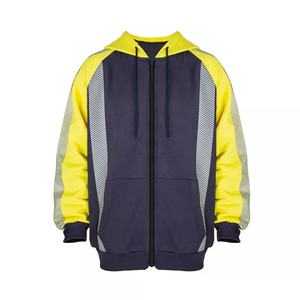 Sweat-shirt d'hiver pour homme à fermeture éclair, manches longues, avec poche et cordon de serrage, logo personnalisé, 100% coton, options d'impression et de broderie - Product Image 1