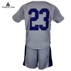 Dernier design d'uniforme de lacrosse pour hommes, haute qualité, respirant, confortable, manches courtes, 100% polyester, imprimé, grandes tailles - Product Image 3