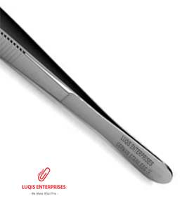 คีมจับเนื้อเยื่อแบบมาตรฐาน ด้ามจับแบบหยัก เครื่องมือผ่าตัด สแตนเลสสตีล คีมแพทย์ความแม่นยำสูง - Product Image 3