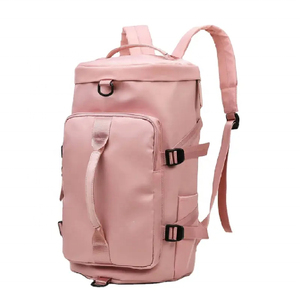 Mochila Unisex de Nailon de 30-40L de Gran Capacidad, Bolsa de Viaje Informal con Correas Ajustables, Cierre de Cremallera, Color Sólido - Product Image 2