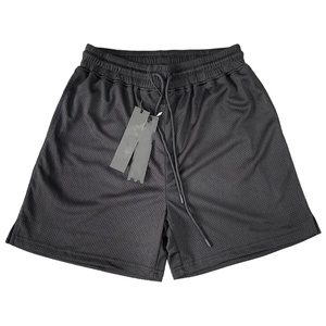 Men's <b>Black</b> Mesh Shorts Drawstring Waist Quick Dry Sport Casual Short <b>Pants</b> - Product Image 2
