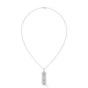 Collar de Plata Premium con Colgante de Diamante Cultivado en Laboratorio, Joyería Fina para Mujer, Estilo Sofisticado y Opción de Regalo - Product Image 3