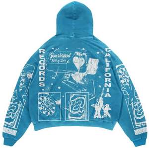 ชุดวอร์มผู้ชายแบบสั่งทำพิเศษ 450 500gsm กางเกงวอร์มทรงหลวมหนาน้ำหนักมาก เสื้อฮู้ด กางเกงวอร์มขาบาน และชุดเสื้อฮู้ด กางเกงวอร์มขายาวสำหรับผู้ชาย - Product Image 3