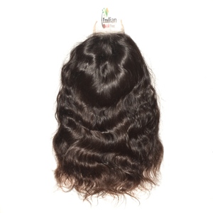 Perruque à fermeture en dentelle transparente, 100% cheveux humains Remy indiens, double trame machine, pointes double et simple tirées, extensions à clipser - Product Image 5