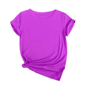 Women Printed Summer Formal Crew Neck T-Shirt Breathable Eco-Friendly Cotton Short Sleeve Lightweight Comfortable - Product Image 1