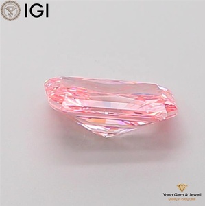 Diamante Cultivado en Laboratorio con Certificado IGI, Corte Radiante de 1.00 Quilates, Color Rosa Intenso, Claridad VVS2, para Anillo de Diseñador - Product Image 6