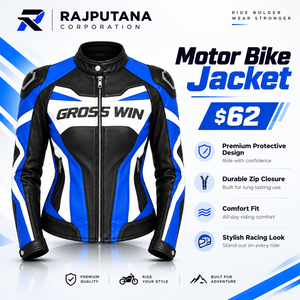 Chaqueta de cuero para motociclista personalizada al por mayor para mujer, chaqueta de moto de cuero de vaca con cremallera completa para mujer - Product Image 1