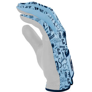 Gants de golf de luxe en cuir Cabretta blanc PROVEN ENTERPRISES pour droitier, fermeture à bouton, sangle de poignet réglable, poignées ergonomiques - Product Image 4
