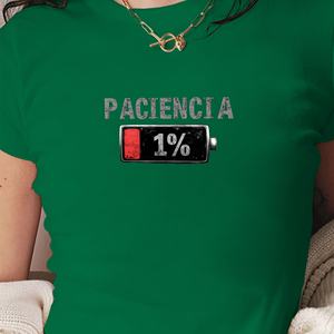 Camiseta corta moda mujer Patience 1 Battery - Product Image 4