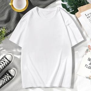 เสื้อยืดคอกลมแขนสั้นพิมพ์ลายสำหรับกิจกรรมต่างๆ ผลิตจากผ้าฝ้ายคอมบ์ CVC น้ำหนัก 180 กรัม ราคาโรงงานจากบังกลาเทศและจีน - Product Image 4