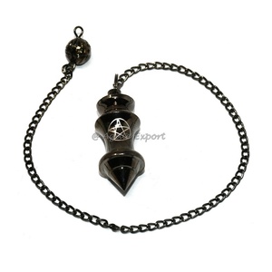 Meilleure qualité métal pendule goutte ouvrable Metatron gravé métal pendule divination artisanat - Product Image 6