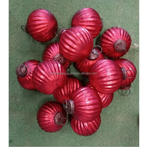 Antigüedades reales Adornos navideños Colgantes Bolas de árboles Decoración navideña colorida Adorno Bola de cristal - Product Image 3