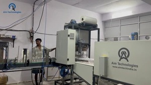 Máquina Envolvedora Automática Eléctrica con PLC de 380V, Alta Productividad, Maquinaria de Empaquetado de Botellas de Plástico y Bomba de Motor - Product Image 3