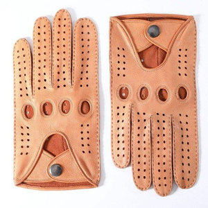 leather driving gloves soft genuine leather design Women driving gloves breathable high class leather gloves - Product Image 1