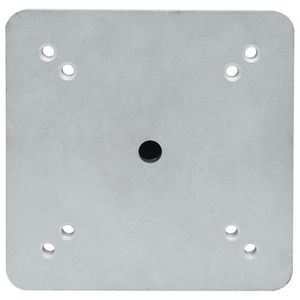 Base parasole In acciaio con asta 6.3 "x 6.3" x 20.5 "per ombrelloni e basi da giardino - Product Image 3