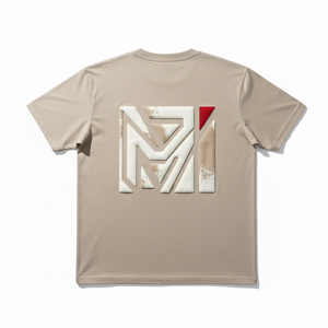 เสื้อยืดพิมพ์ลายแบบพัฟฟ์ ผ้าฝ้ายออร์แกนิคแบบยั่งยืน เสื้อยืดผู้ชาย พิมพ์ลายตัวอักษร 3 มิติ แฟชั่นแนวสตรีท เสื้อผ้าสั่งทำ - Product Image 4