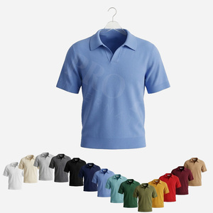 เสื้อโปโลคอปกแขนสั้นสำหรับฤดูร้อนขายดี รับผลิตตามสั่ง ขายส่ง พร้อมสกรีนโลโก้ตามแบบที่ต้องการสำหรับผู้ชาย - Product Image 1