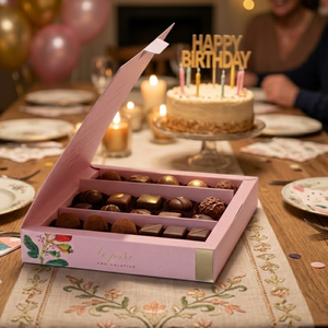 Caja de Embalaje de Chocolate de Papel Ecológico | Caja de Embalaje de Lujo Personalizada para Regalos y Chocolates | Fabricante mayorista de la India - Product Image 2