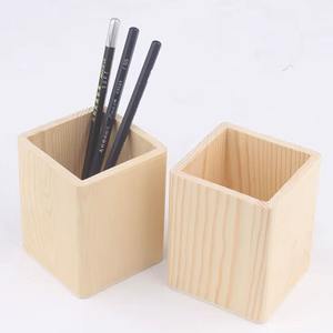Portalápices de Madera para Organizador de Escritorio, Soporte para Lápices de Madera de Mango, Ecológico, Artículo de Regalo Corporativo - Product Image 1