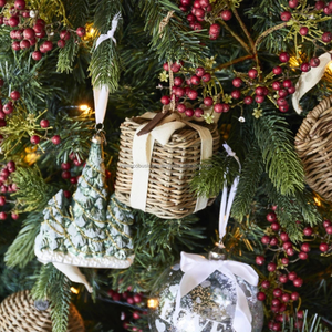 Tuyệt đẹp maiieco nhà máy món quà giáng sinh kỳ nghỉ mây bông tuyết treo cây thông Xmas trang trí món trang sức tùy chỉnh Thời trang - Product Image 4