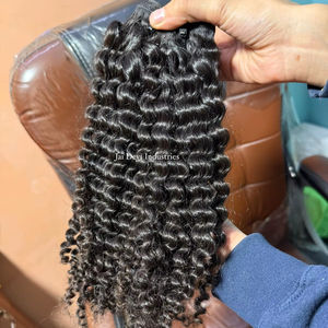 Cheveux Indiens Naturels Bruts 100% Authentiques Grade 15A, Ondulés, Vierge, Style Body Wave, Paquets de Tissage de Cheveux Humains avec Ondulations Profondes - Product Image 1