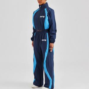 Chándal Deportivo Ligero de Nailon para Correr al Aire Libre, Impermeable, Transpirable, Cortavientos, con Bloques de Color, Precio Económico al por Mayor - Product Image 1