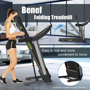 Tapis Roulant Elettrico Pieghevole da 3.5 HP, Capacità di Carico 150 kg, Portatile per Casa/Ufficio, con Presa DC, per Camminata/Corsa - Product Image 6
