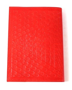 Office Supply Handmade Recycled Cotton Paper <b>Note</b> <b>Book</b> Embossed Refillable Red Color Front Cover Goat Tc Leather Journal Planer - Product Image 3