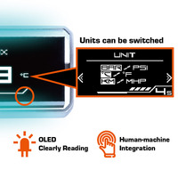 Shadow Dmeter2 - Pantalla OBD II de Aluminio Estilo Cyberpunk para Autos Nuevos Audi, VW, Skoda y Vag