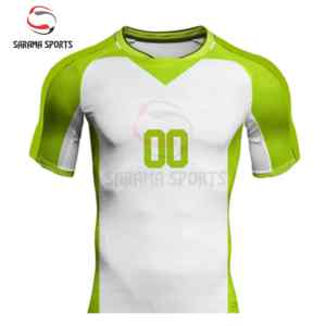 ชุดยูนิฟอร์มฟุตบอลแบบซับลิเมชั่น OEM ขายส่งเสื้อฟุตบอลผ้าโพลีเอสเตอร์ระบายอากาศดี แขนสั้นสีพื้น สามารถปรับแต่งได้ - Product Image 5