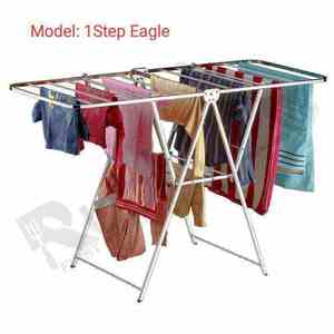 ราวตากผ้าสแตนเลสสองชั้นแบบพับได้ รุ่นอีเกิล บัตเตอร์ฟลาย 24 ท่อ ยาว 35 ฟุต - Product Image 6
