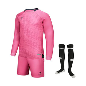 Soccer Goalkeeper Jersey Uniform Kit - Mens Padded Football Goalie Shirt, <b>Shorts</b> and Socks - Kids and Adult Sizes - Product Image 1