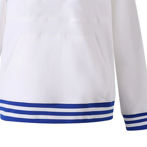 Sudadera de Forro Polar con Cierre de Cremallera Personalizada en Color Blanco Sigma para Compradores Mayoristas, Suministro OEM, Ropa al por Mayor con Precios de Mayoreo - Product Image 4