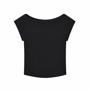Women's Regular Fit Polyester/Cotton Knitted Casual Eco-Friendly Breathable Quick Dry <b>Y2K</b> Streetwear T-<b>Shirt</b> Soft Elastic Full - Product Image 4