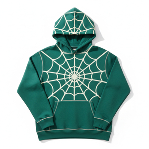 Custom Logo Spider Hoodie Web Pattern Rhinestone <b>Pullover</b> Lined Winter Streetwear Luxury Brand 555555 Fleece for <b>Men</b> Women - Product Image 2