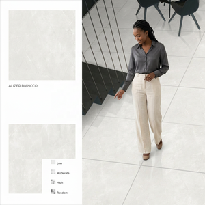 Alizer Gris Exportación barata 800x800mm Azulejos PGVT de cuerpo completo 80x80cm Porcelana Etiopía Suelo de centro comercial de baño gris oscuro - Product Image 6