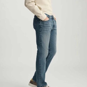 Jeans de Hombre Slim Fit, Pantalones de Mezclilla Elástica de Alta Calidad, Estilo Recto, Jeans Modernos para Hombre - Product Image 5