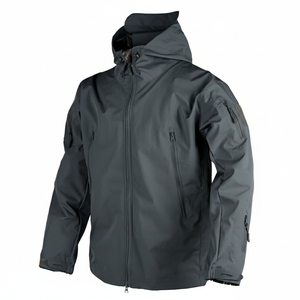 High Quality <b>Men's</b> <b>Long</b> Sleeve Softshell <b>Jacket</b> Winter Casual Wear Stand Collar Factory Wholesale Price OEM Service Available - Product Image 6